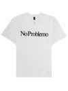 No Problemo T-shirt Con Logo In White