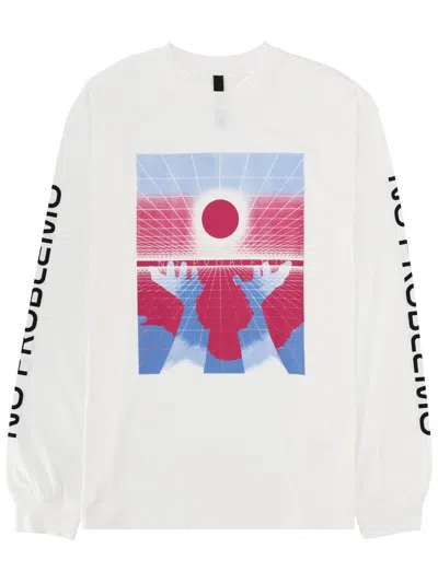 No Problemo T-shirt Con Stampa E Logo In White