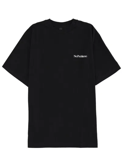No Problemo T-shirt With Logo In Black