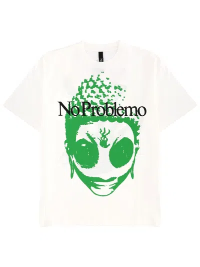 No Problemo T-shirt With Print In White