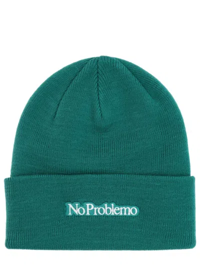 No Problemo Unisex Acrylic Beanie In Green