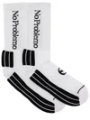 No Problemo Unisex Socks In White