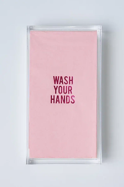 No Reservations Disposable Hand Towel In Pink At Urban Outfitters