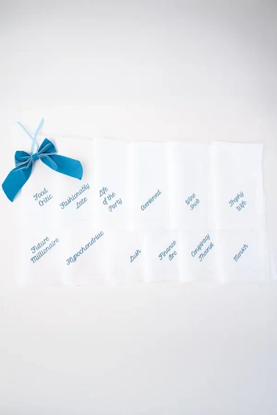 No Reservations Party Archetype Napkin Set In Sky At Urban Outfitters