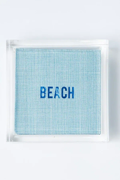 No Reservations Summer Disposable Cocktail Napkin In Blue At Urban Outfitters