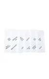 No Reservations - Superlatives Dinner Napkin Set - Navy In Blue
