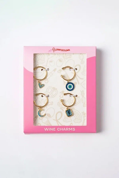 No Reservations Wine Charm Bundle In Blue Charm Bundle At Urban Outfitters