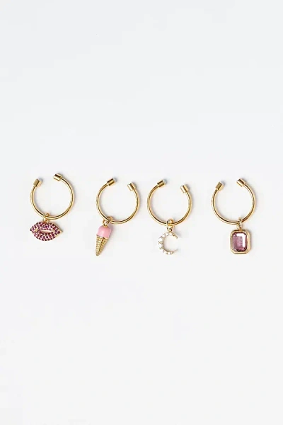 No Reservations Wine Charm Bundle In Pretty In Pink At Urban Outfitters