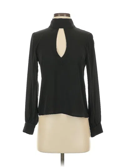 Pre-owned No Rest For Bridget Long Sleeve Blouse In Black