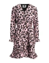 No Secrets Woman Mini Dress Antique Rose Size 8 Polyester, Elastane In Pink