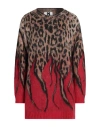 No Secrets Woman Mini Dress Red Size 10 Acrylic, Alpaca Wool, Nylon In Red