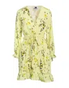 No Secrets Short Dresses In Yellow
