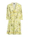 No Secrets Short Dresses In Yellow
