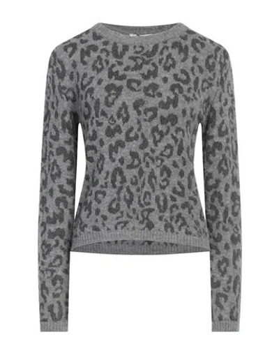 No Secrets Woman Sweater Grey Size 12 Acrylic, Polyamide, Viscose, Wool