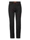No44 Crossover-waistband Jeans In Gray