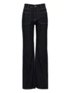 No44 Lily Pocket-detail Jeans In Blue