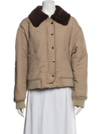 Pre-owned No.6 Bomber Jacket In Neutrals