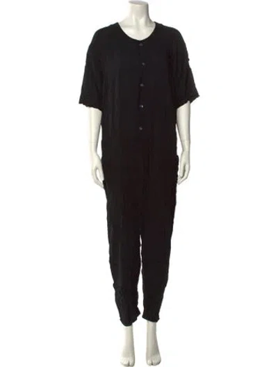 Pre-owned No.6 Crew Neck Jumpsuit In Black