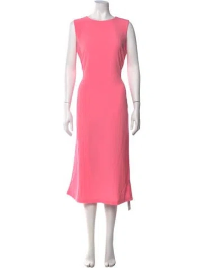 Pre-owned No.6 Crew Neck Midi Length Dress W/ Tags In Pink