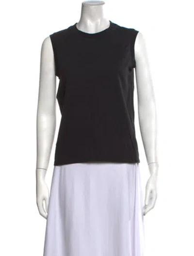 Pre-owned No.6 Crew Neck Sleeveless Top In Black
