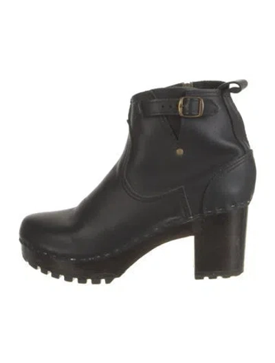 Pre-owned No.6 Leather Boots In Black