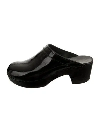 Pre-owned No.6 Leather Mules In Black