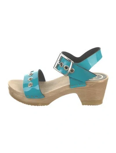Pre-owned No.6 Leather Sandals In Blue