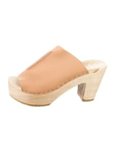 Pre-owned No.6 Leather Sandals In Brown