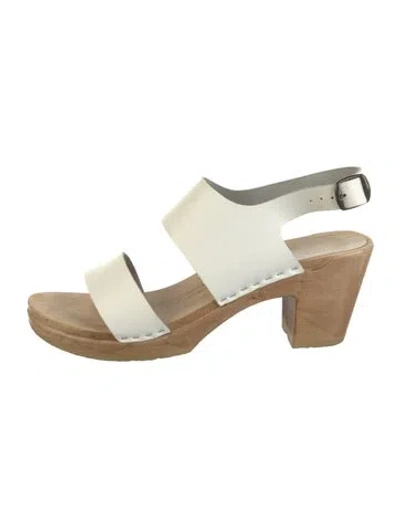 Pre-owned No.6 Leather Sandals In White