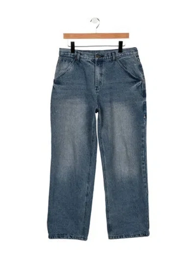 Pre-owned No.6 Mid-rise Straight Leg Jeans In Blue
