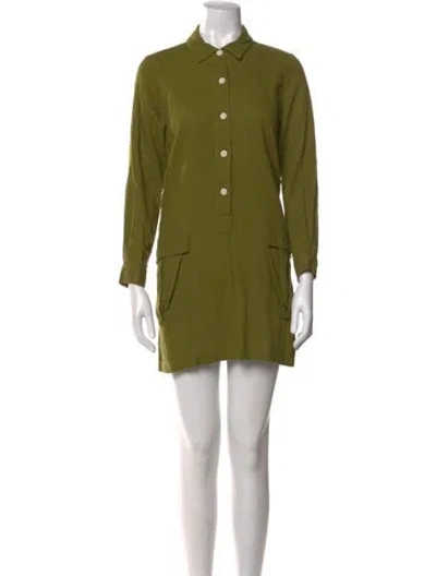 Pre-owned No.6 Mini Dress In Green