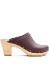 No.6 Old School Clogs In Brown