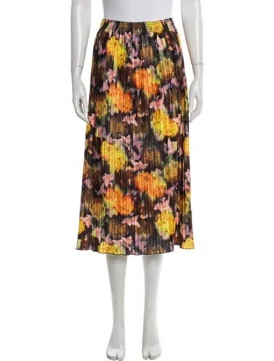 Pre-owned No.6 Printed Midi Length Skirt In Multi