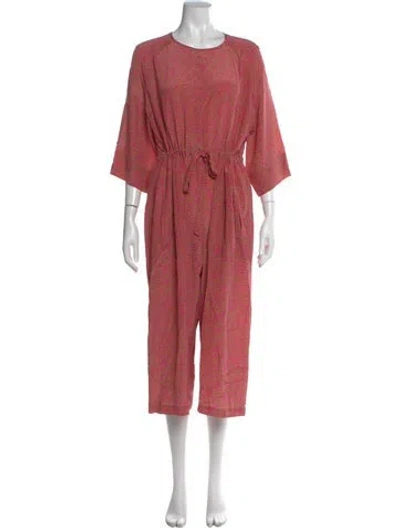 Pre-owned No.6 Silk Patterned Jumpsuit In Multi