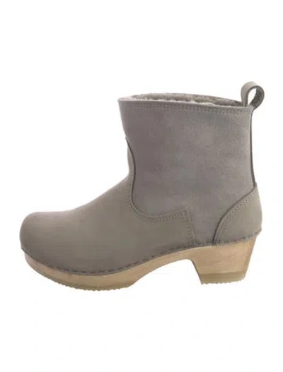 Pre-owned No.6 Suede Boots In Gray