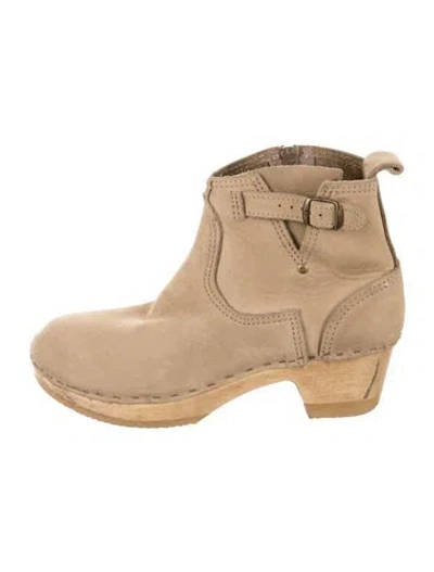 Pre-owned No.6 Suede Boots In Neutral