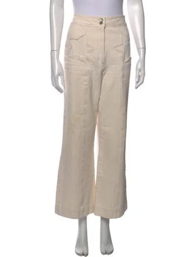 Pre-owned No.6 Wide Leg Pants In Neutral
