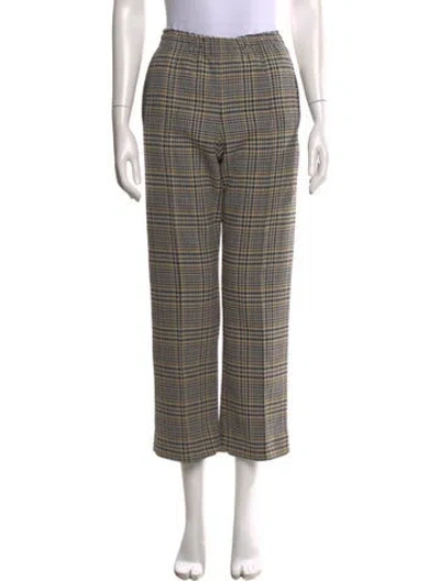 Pre-owned No.6 Wool Skinny Leg Pants In Neutral