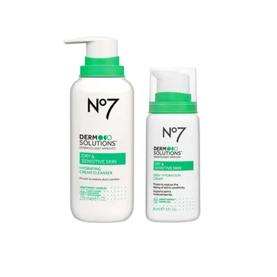 No7 Beauty Derm Solutions Dry And Sensitive Skin Duo In White