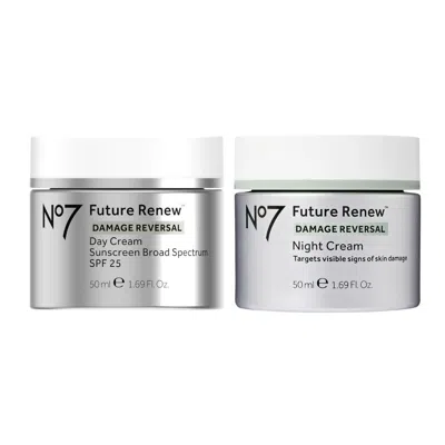No7 Beauty Future Renew™ Day And Night Cream Duo In Silver