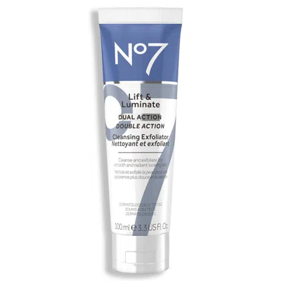 No7 Beauty Lift & Luminate Dual Action Cleansing Exfoliator In Multi