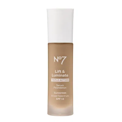 No7 Beauty Lift & Luminate Triple Action Serum Foundation - Cashew In Brown