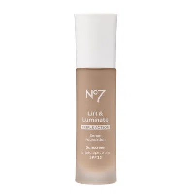 No7 Beauty Lift & Luminate Triple Action Serum Foundation - Porcelain In Transparent