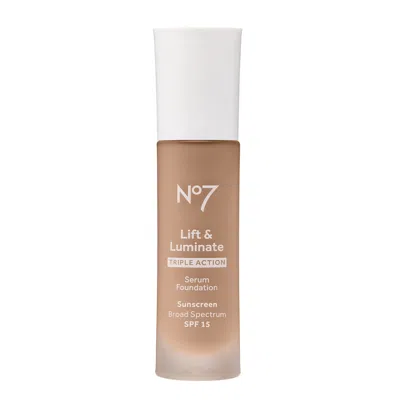 No7 Beauty Lift & Luminate Triple Action Serum Foundation - Sandalwood In Transparent
