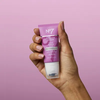 No7 Beauty Menopause Skincare Instant Radiance Serum In Purple