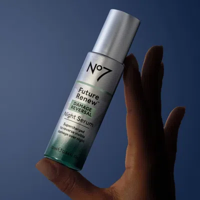 No7 Beauty No7 Future Renew™ Damage Reversal Night Serum - 25ml In Silver