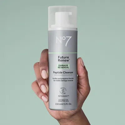 No7 Beauty No7 Future Renew™ Damage Reversal Peptide Cleanser In Gray