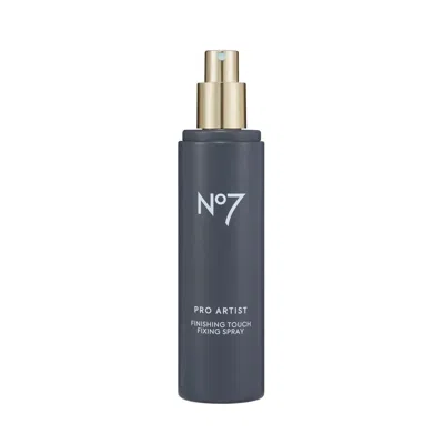 No7 Beauty Pro Artist Finishing Touch Fixing Spray 80ml In Blue