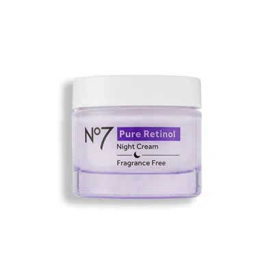No7 Beauty Pure Retinol Night Cream In Purple