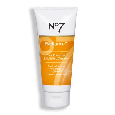 No7 Beauty Radiance+ Daily Energizing Exfoliating Cleanser In Orange
